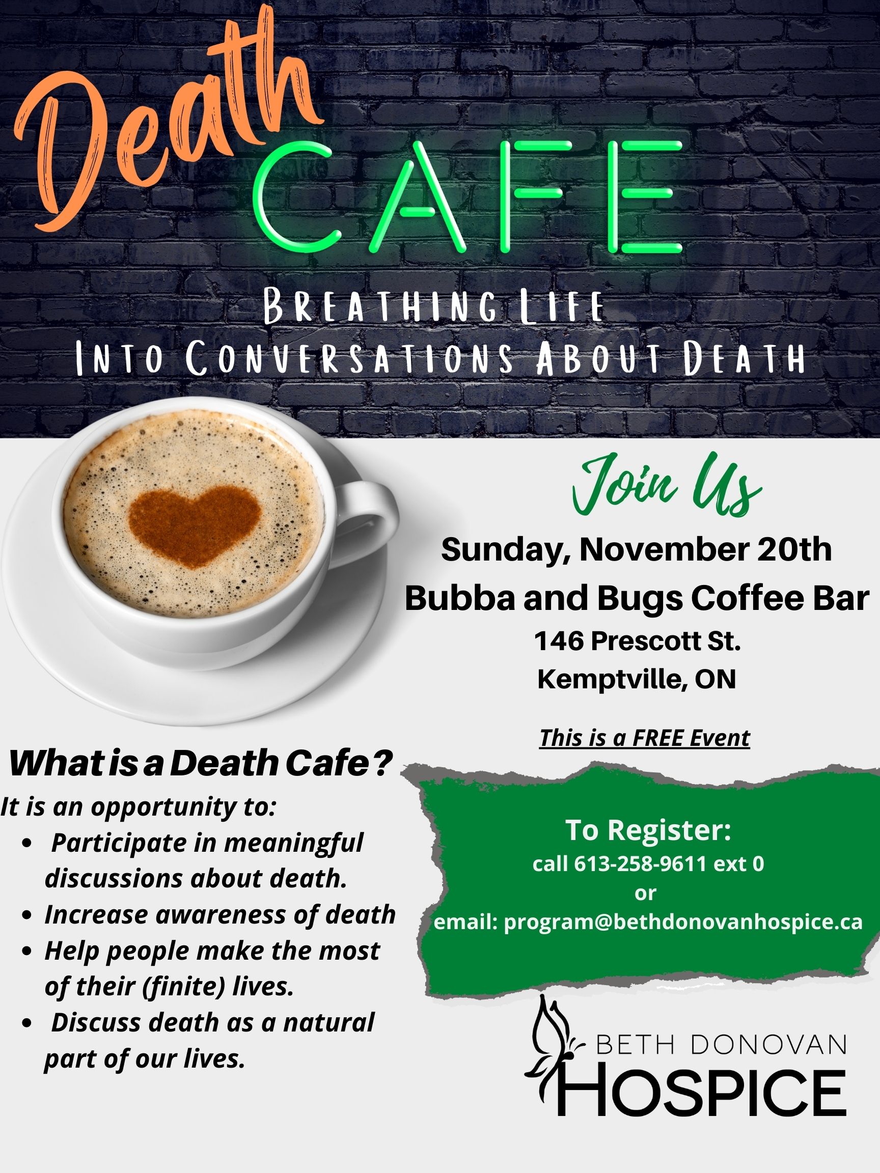 Death Cafe Poster 2
